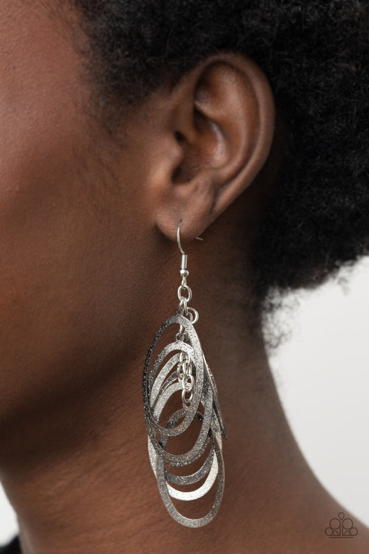 Mind OVAL Matter - Multi Paparazzi Earrings