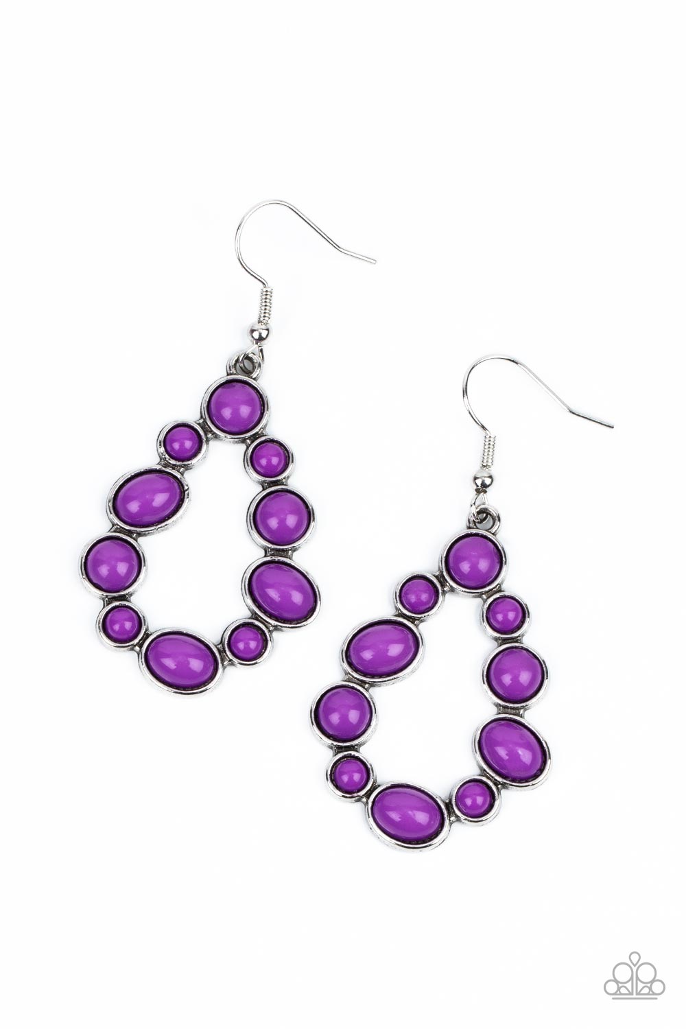 POP-ular Party - Purple Paparazzi Earrings