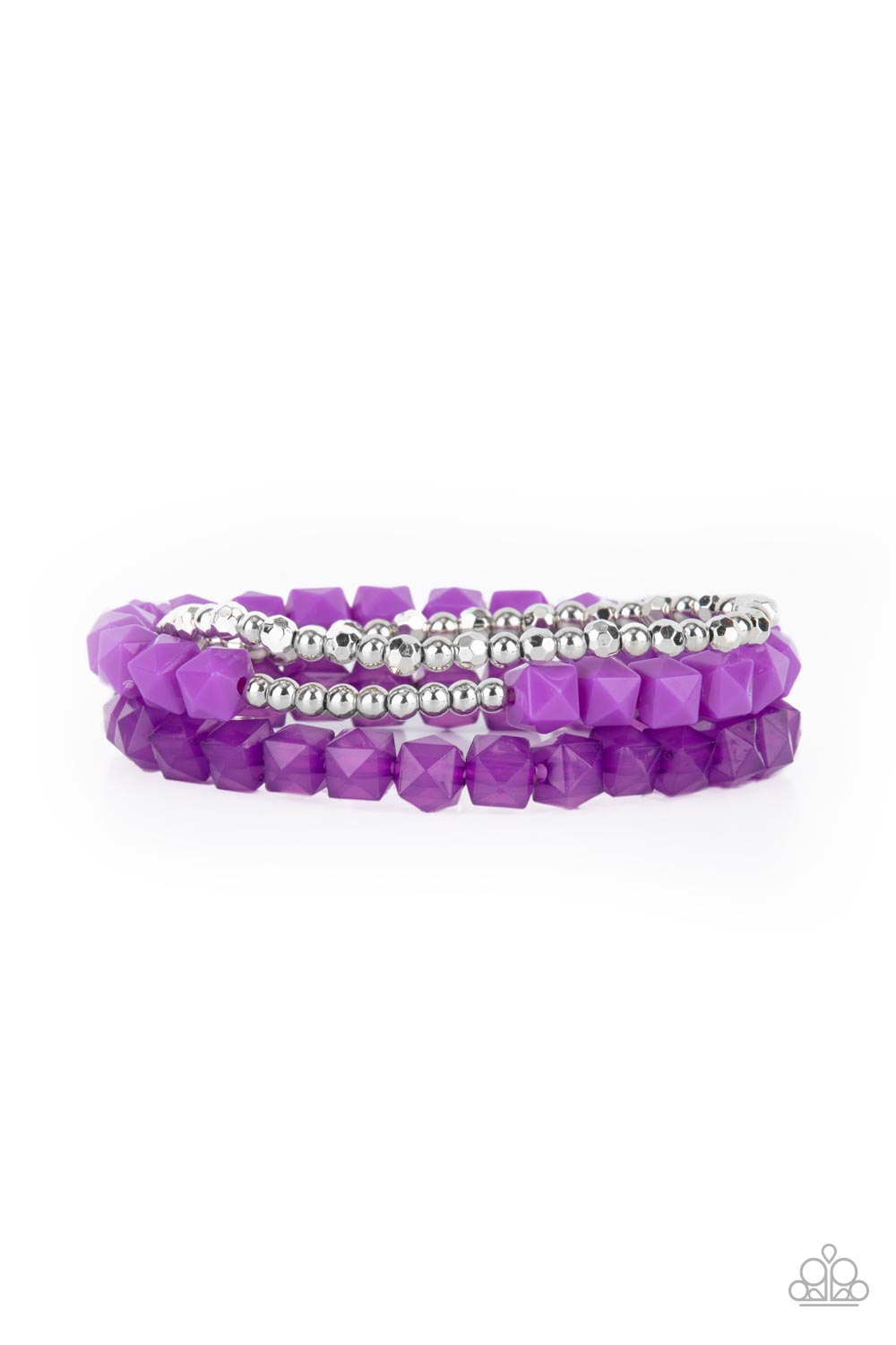 Vacay Vagabond - Purple Paparazzi Bracelet