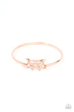 Paparazzi Did I FLUTTER? - Copper Bracelet