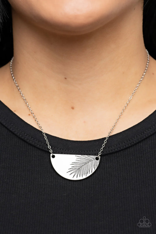 Cool, PALM, and Collected - Silver Paparazzi Necklace