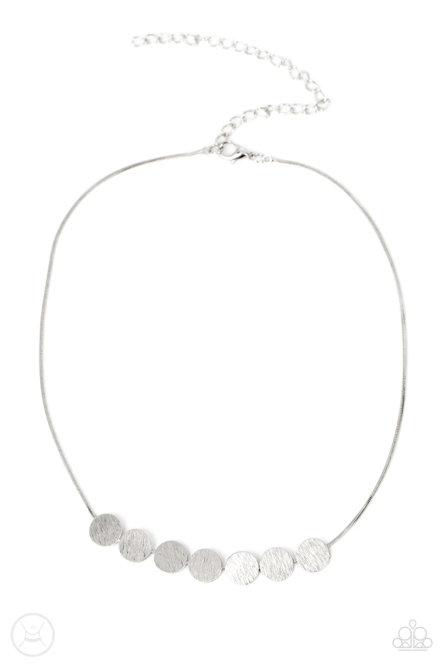 PAPARAZZI SLIMMER GLIMMER - SILVER NECKLACE