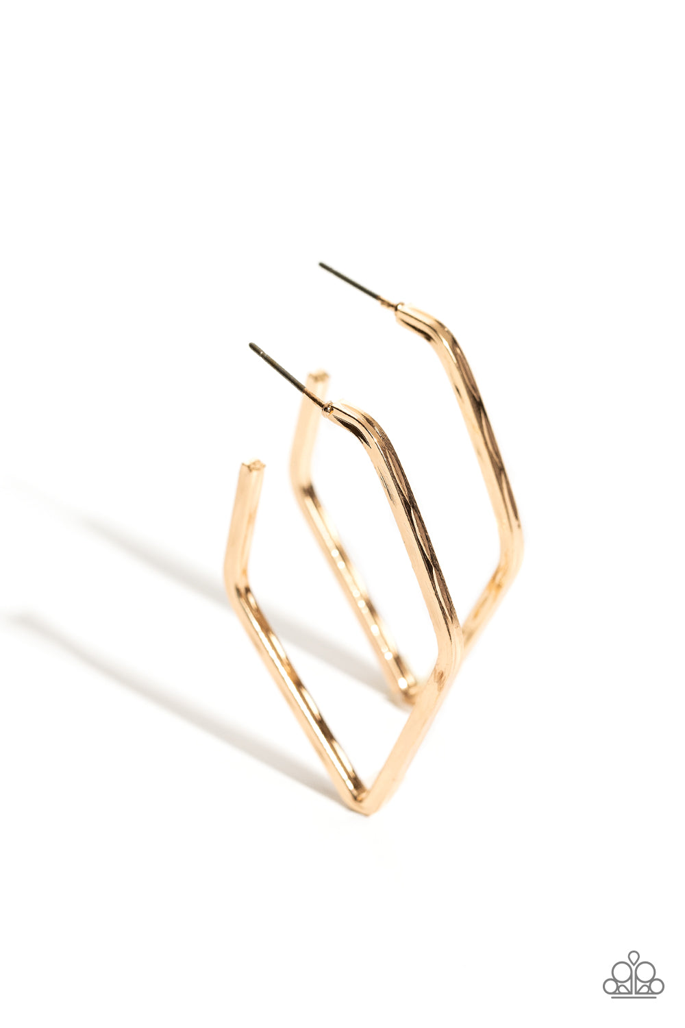 Paparazzi Winning Edge - Gold Earrings