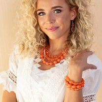 High Tide Hammock - Orange Paparazzi Bracelet