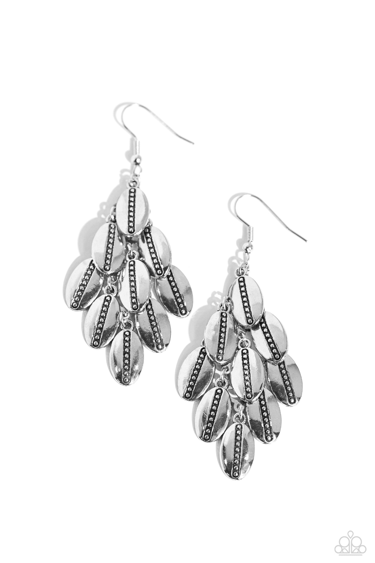 Paparazzi Tumbleweed Trek - Silver Earrings