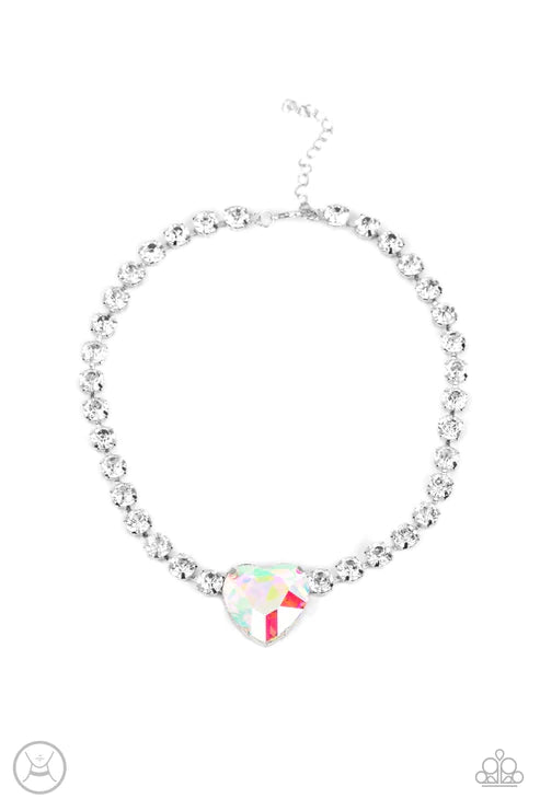 Paparazzi Heart in My Throat - Multi Necklace