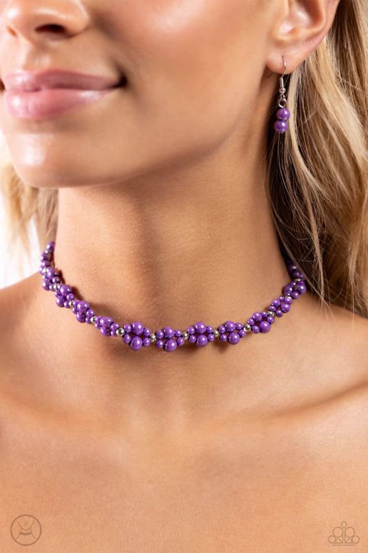 Paparazzi Dreamy Duchess - Purple Necklace