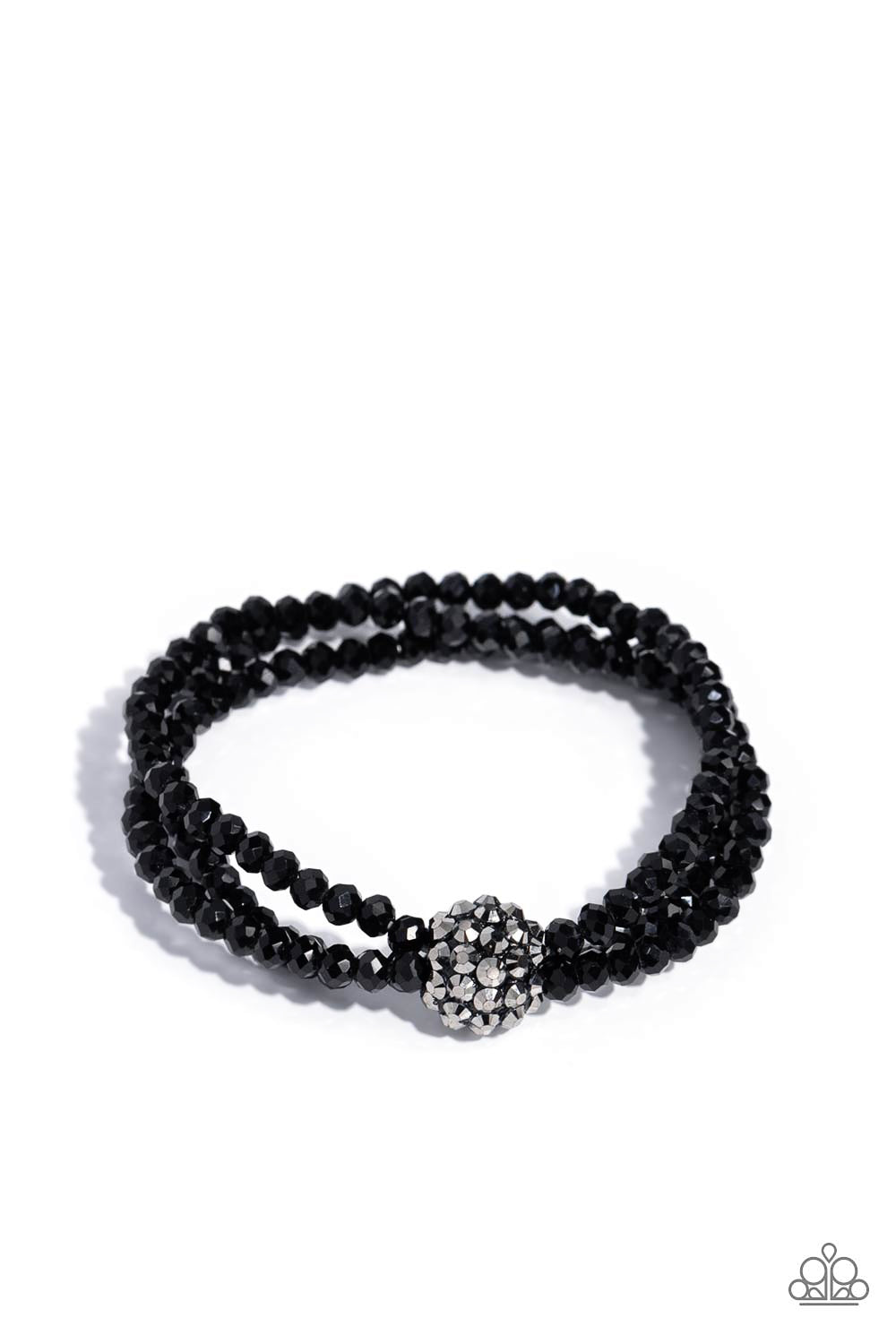 Twisted Theme - Black Paparazzi Bracelet