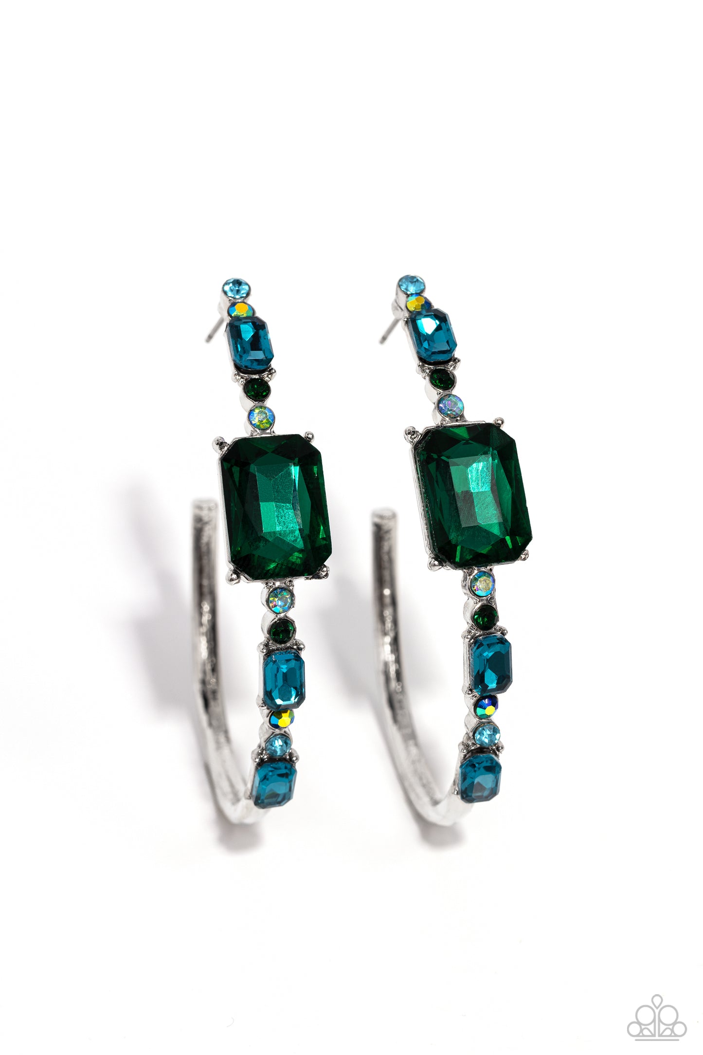 Elite Ensemble - Green Paparazzi Earrings