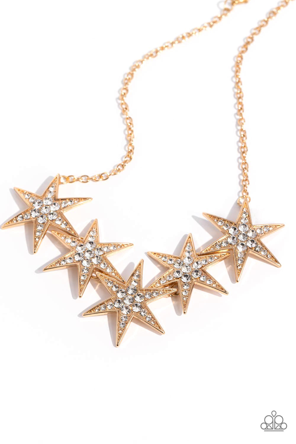 Rockstar Ready - Gold Paparazzi Necklace