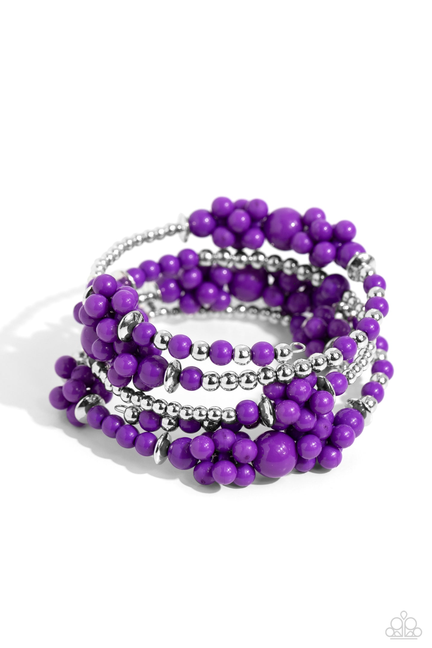 Paparazzi Compelling Clouds - Purple Bracelet