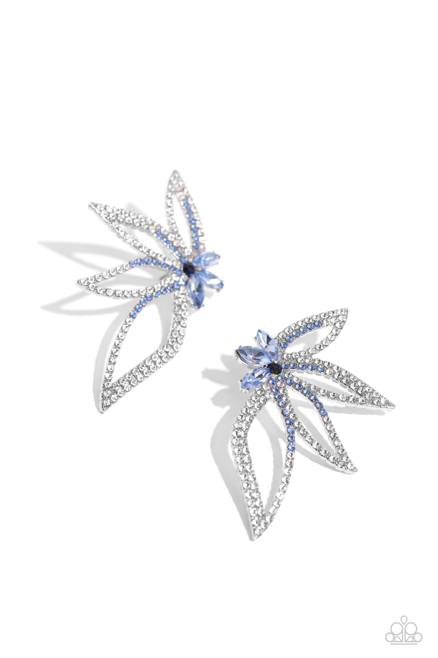 Paparazzi Twinkling Tulip - Blue Earrings