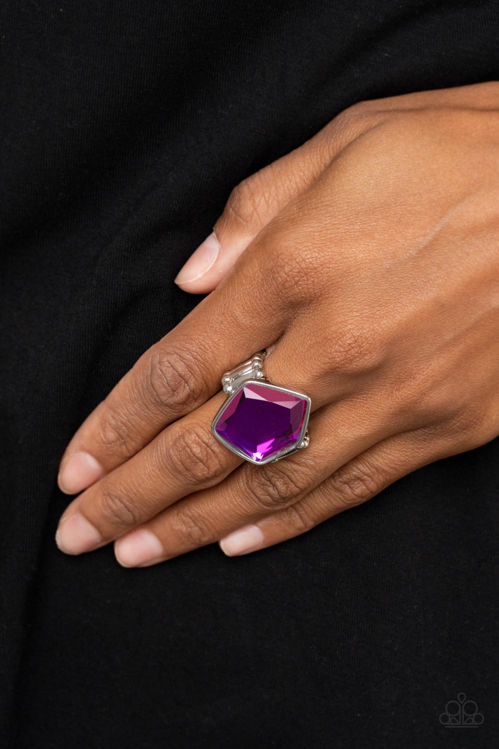 Paparazzi Abstract Escapade - Purple Ring