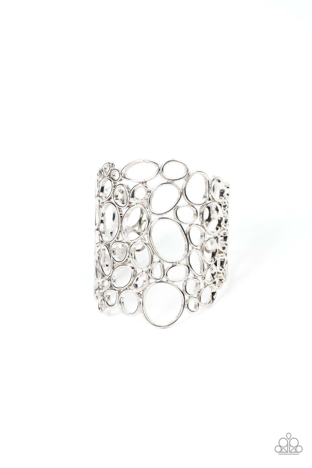 All Turned Around - Silver Paparazzi Bracelet