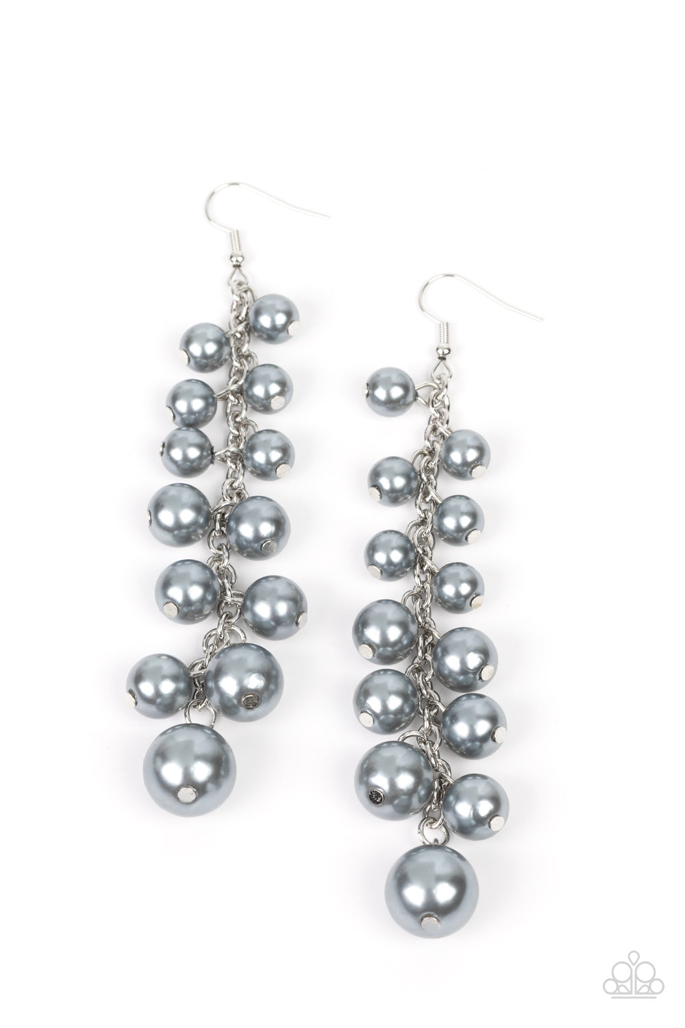 Atlantic Affair - Silver Paparazzi Earrings