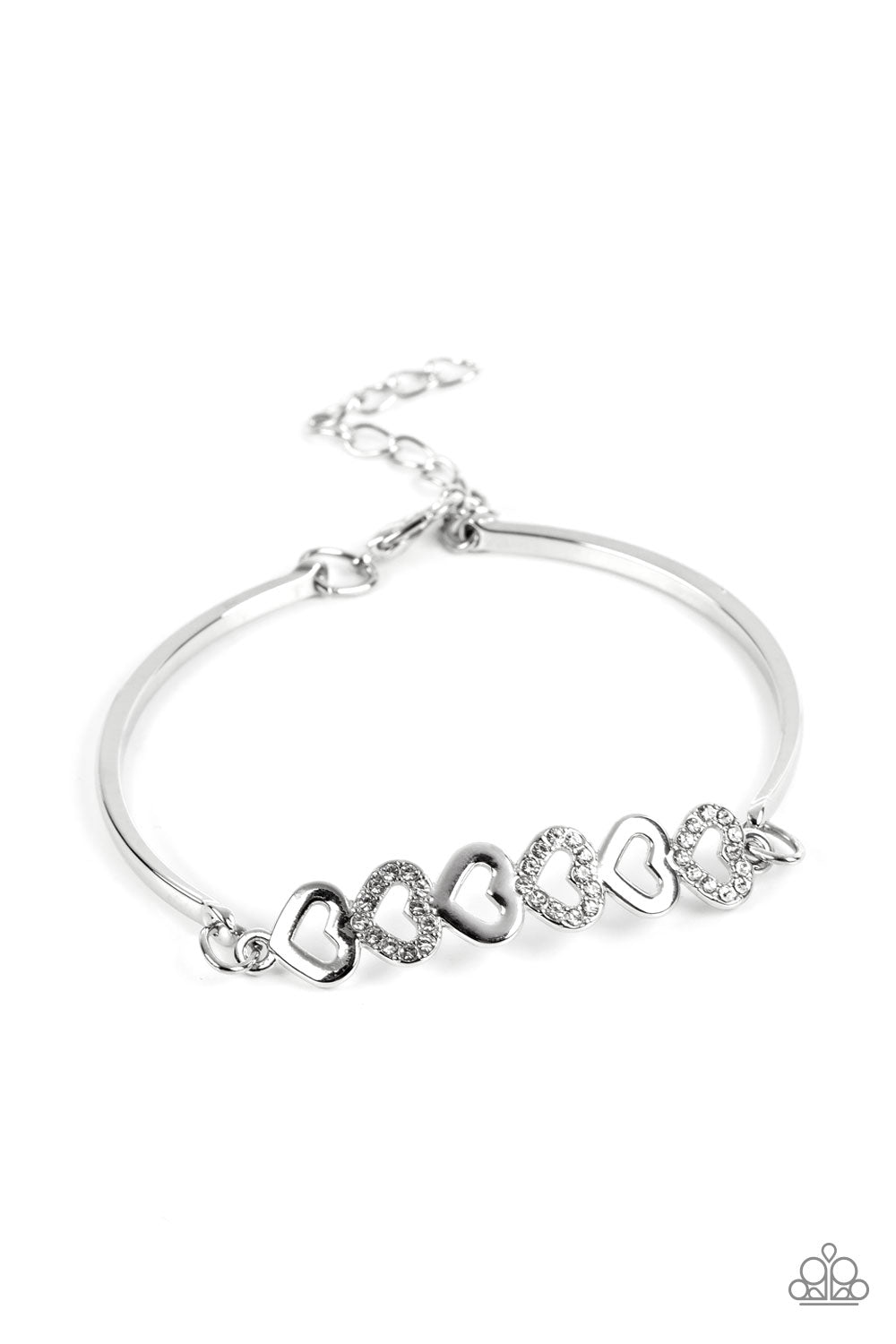 Paparazzi Attentive Admirer - White Bracelet