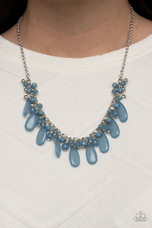 Bahama Mama Mode - Blue Paparazzi Necklace