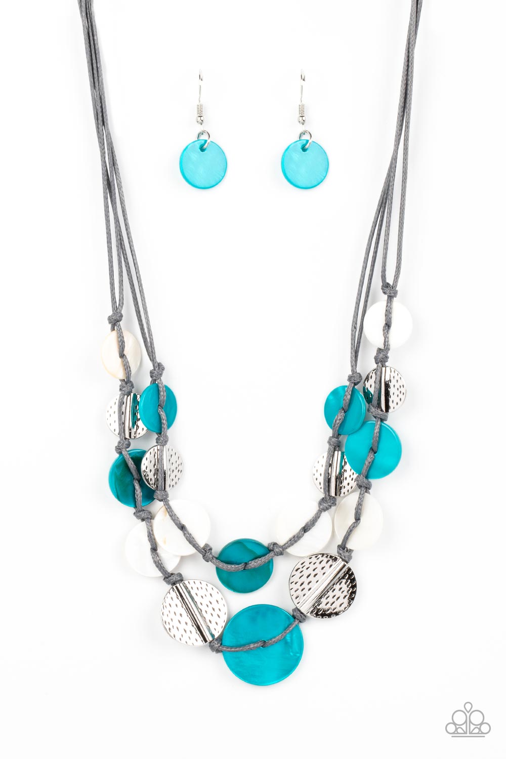 Paparazzi Barefoot Beaches - Blue Necklace