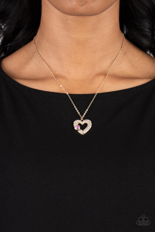 Paparazzi Bedazzled Bliss- Gold Necklace