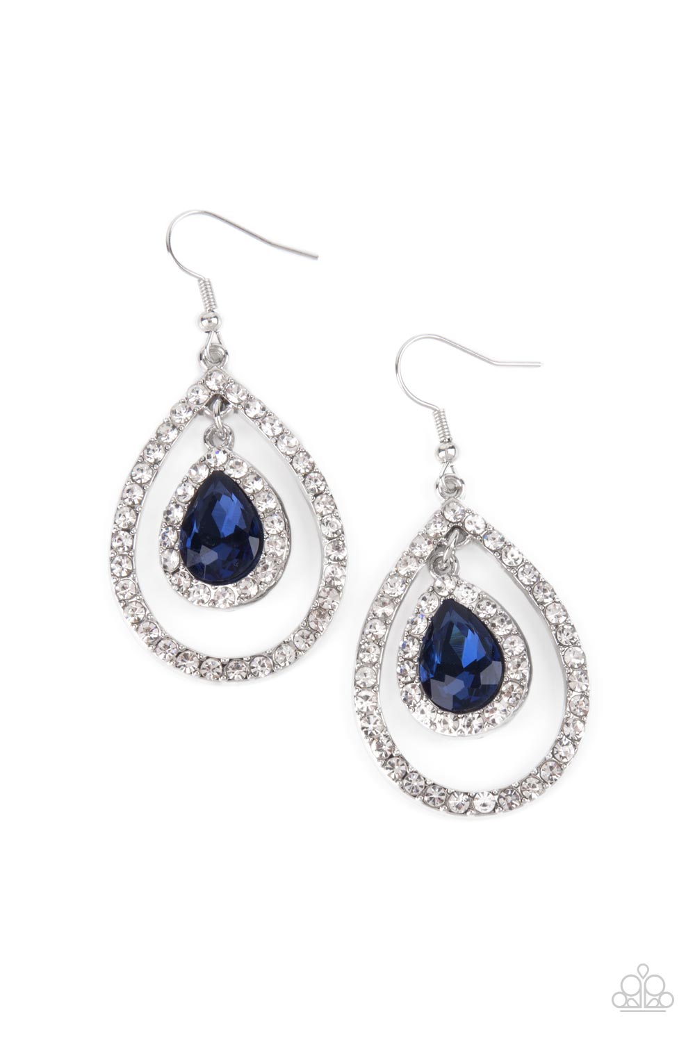 Paparazzi Blushing Bride - Blue Earrings