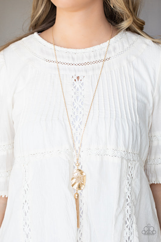 Paparazzi Botanical Beaches - Gold Necklace
