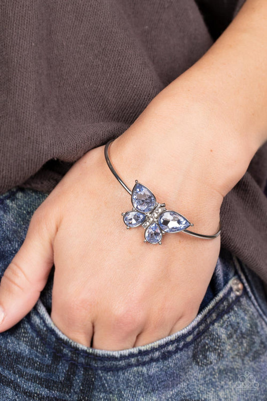 Butterfly Beatitude - Blue Paparazzi Bracelet