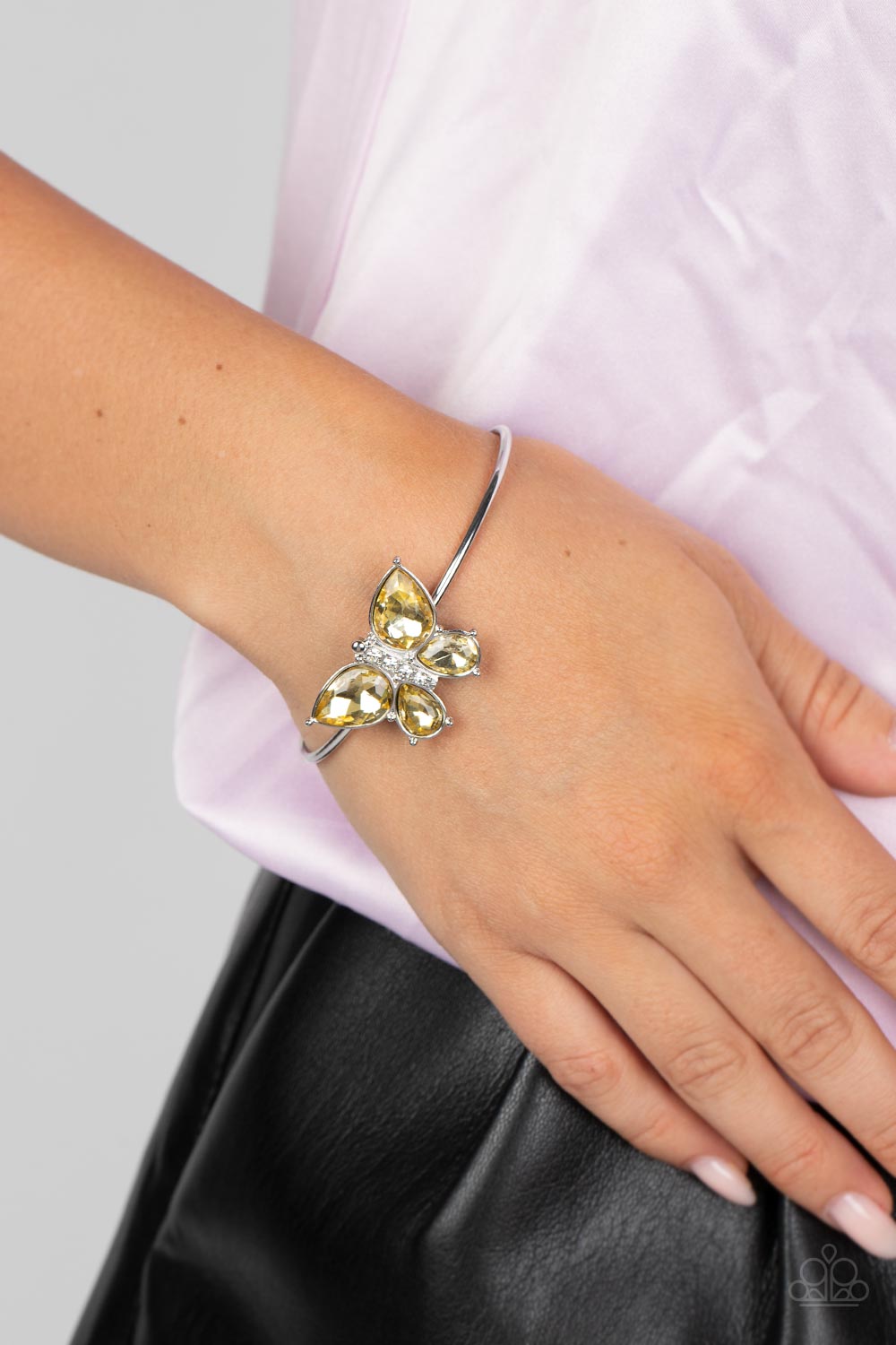 Paparazzi Butterfly Beatitude - Yellow Bracelet