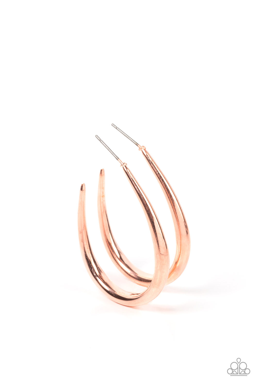 CURVE Your Appetite - Copper Paparazzi Earrings