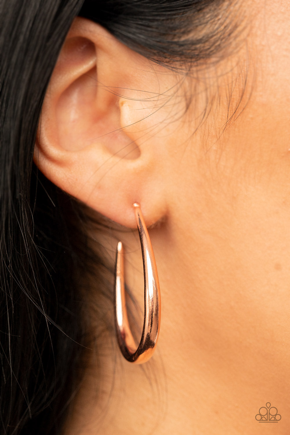 CURVE Your Appetite - Copper Paparazzi Earrings