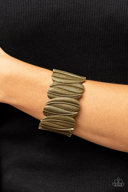 Cabo Canopy - Brass Paparazzi Bracelet