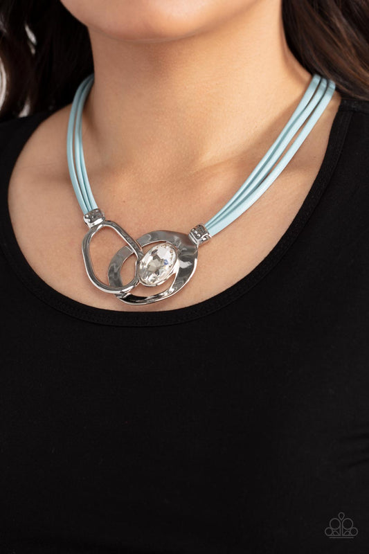 Californian Cowgirl - Blue Paparazzi Necklace