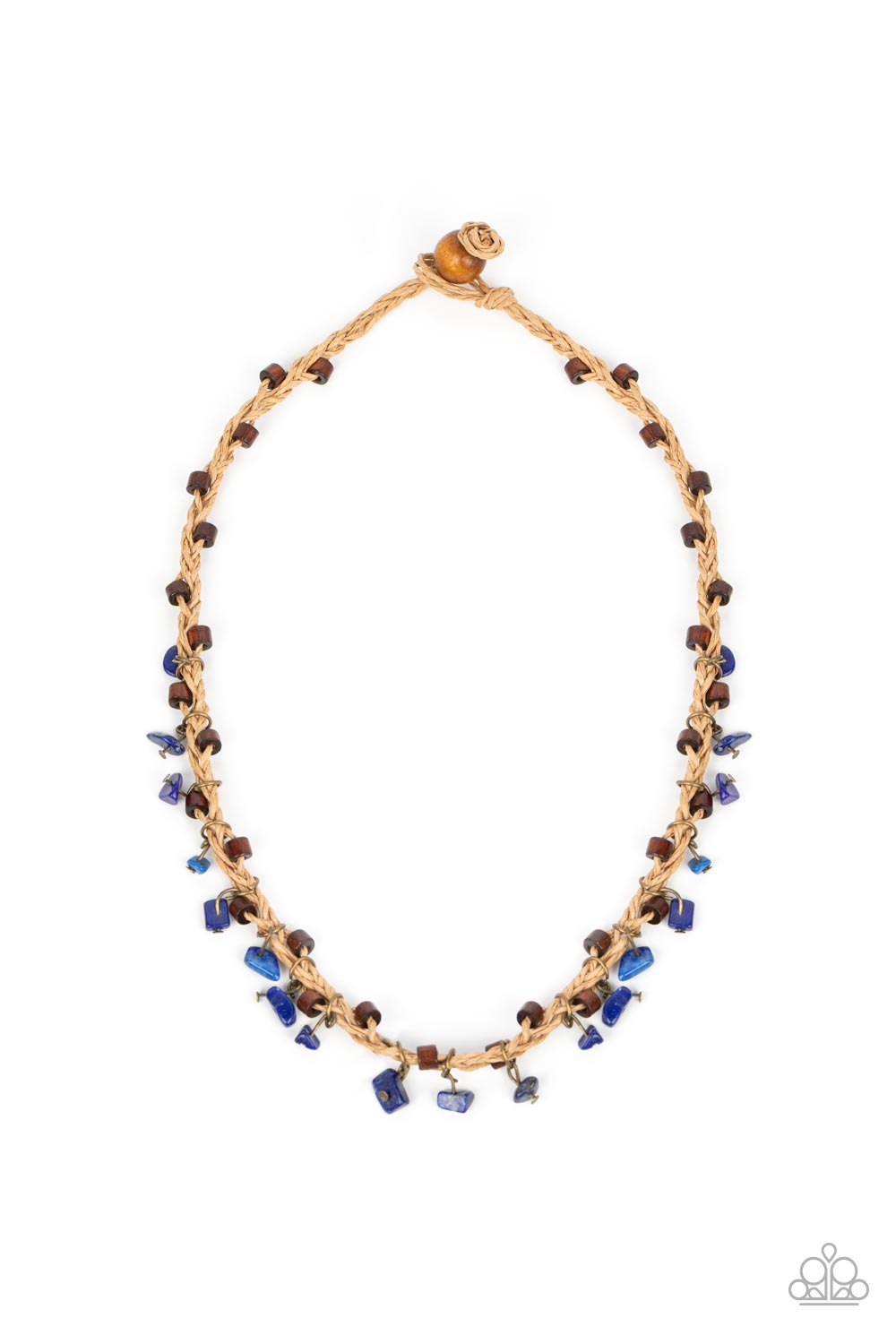 Canyon Voyage - Blue Paparazzi Necklace
