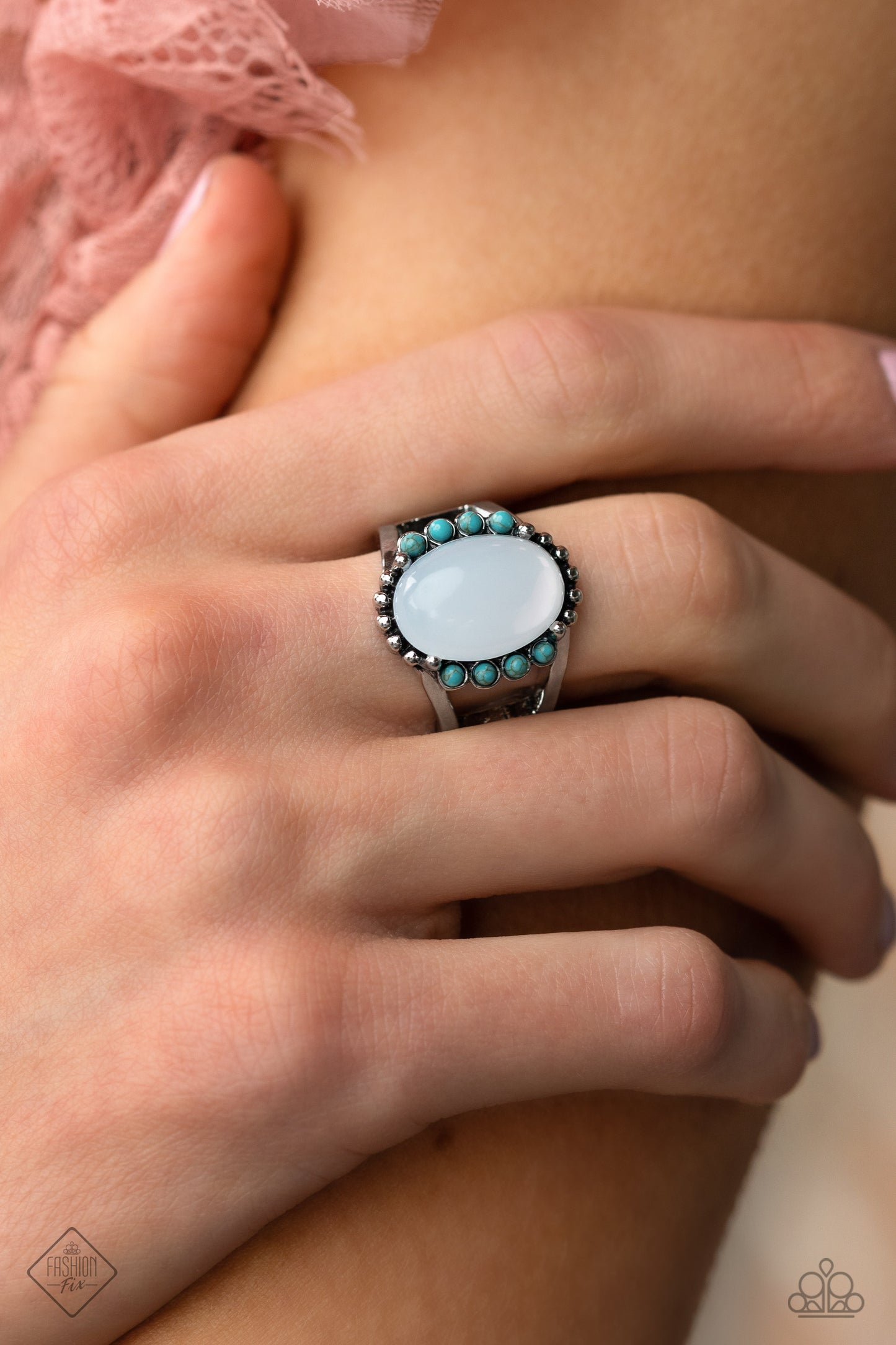 Paparazzi Captivating Cowboy - Blue Ring