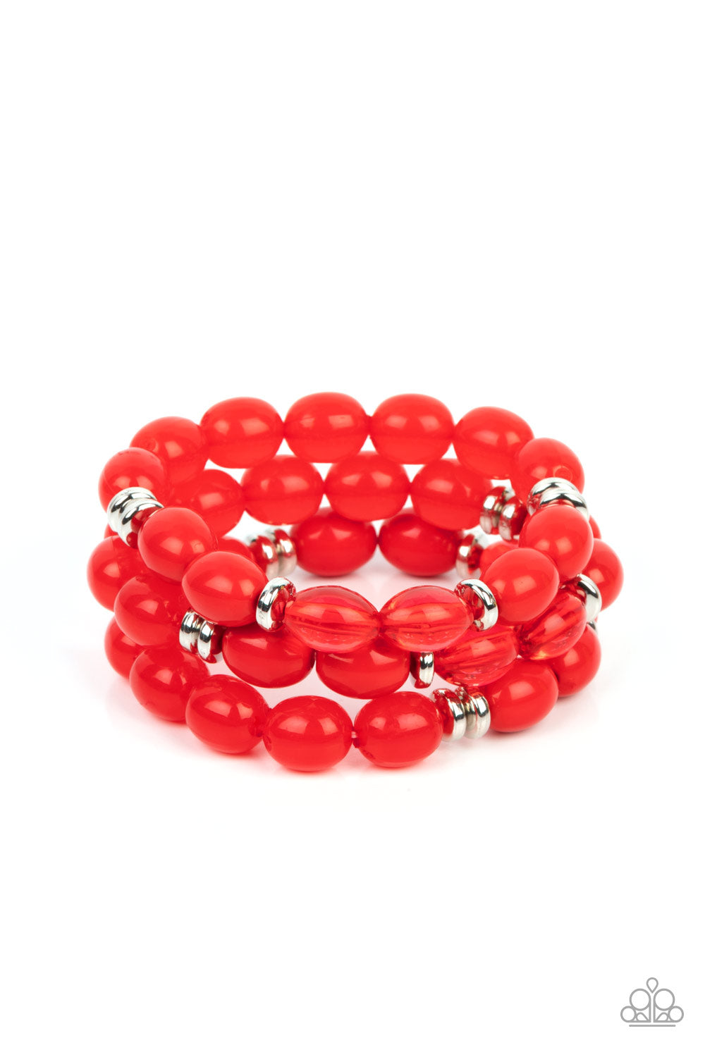 Coastal Coastin - Red Paparazzi Bracelet