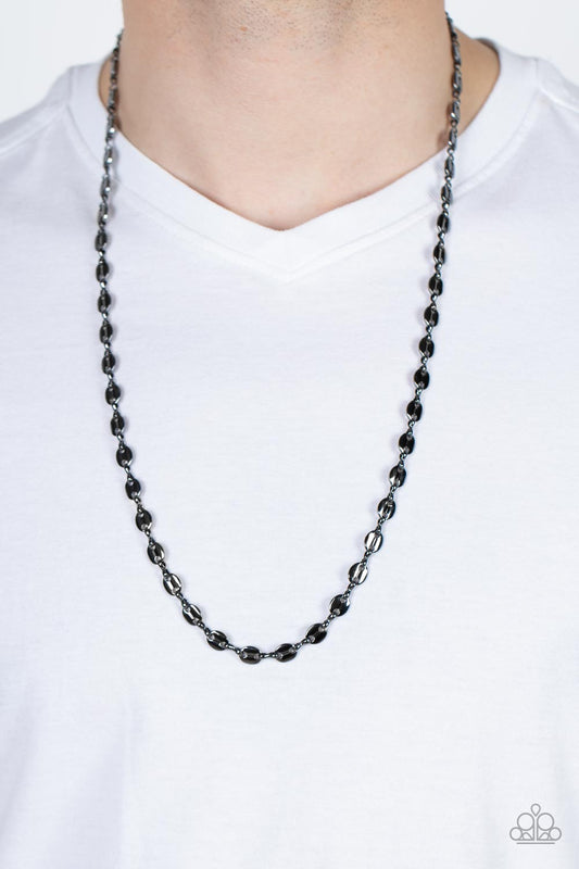 Come Out Swinging - Black - Paparazzi Necklace