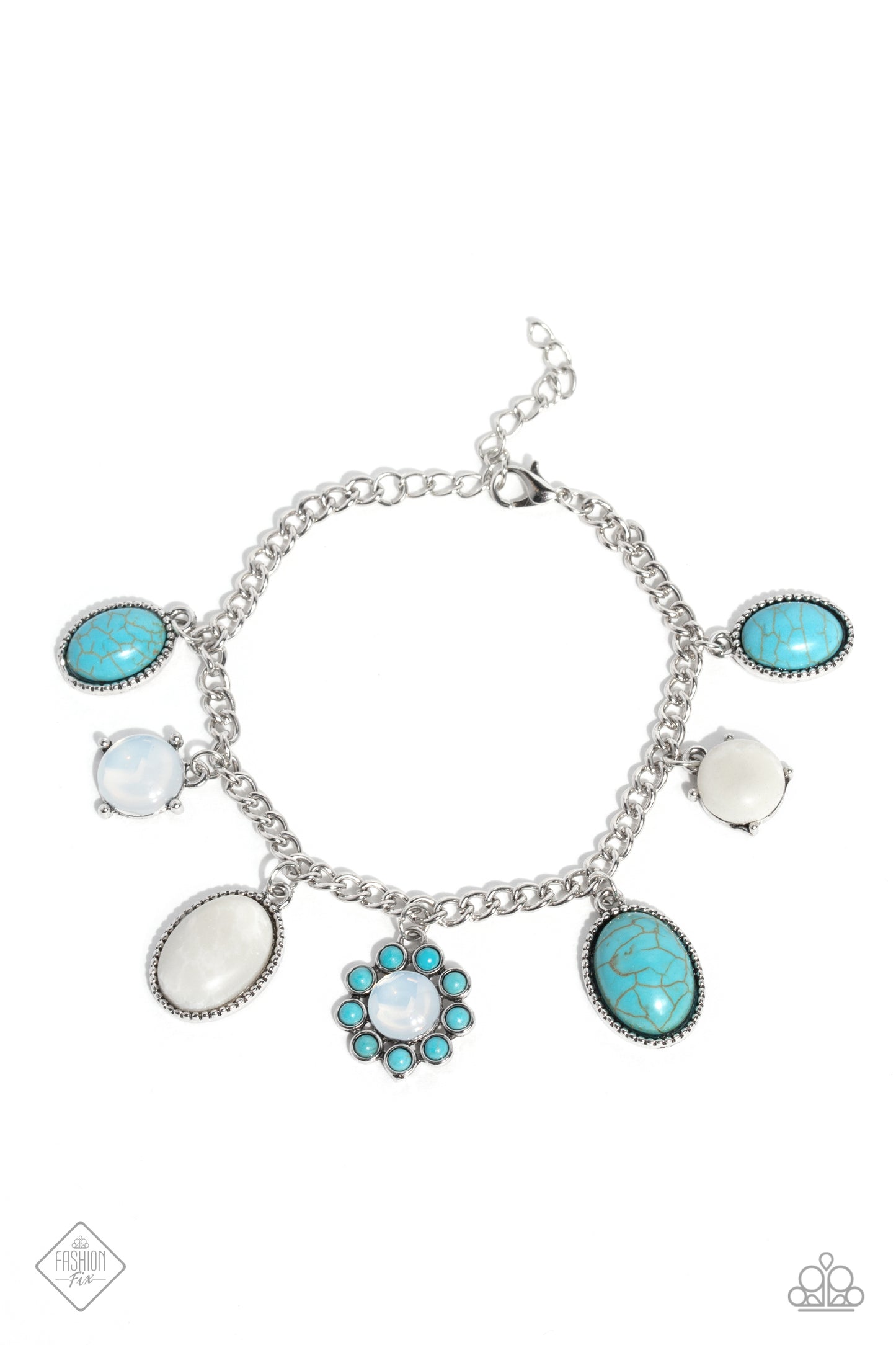 Paparazzi Cowboy Charm - Blue Bracelet