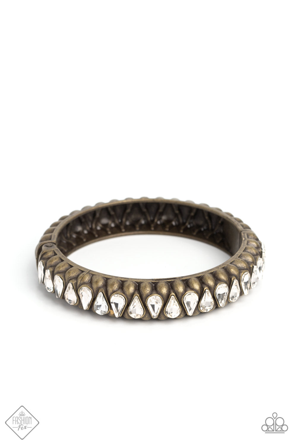 Crafted Coals - Brass Paparazzi Bracelet