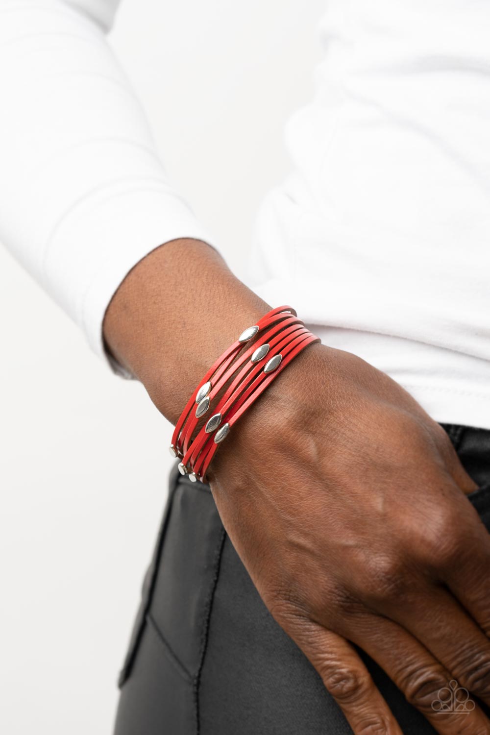 Paparazzi Cruise Control Soul - Red Bracelet