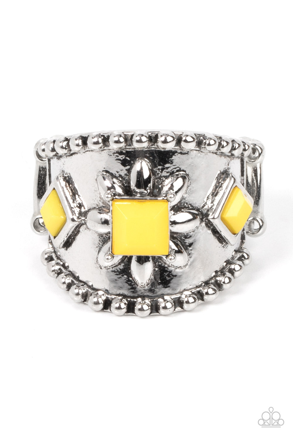 Paparazzi Daisy Diviner - Yellow Ring