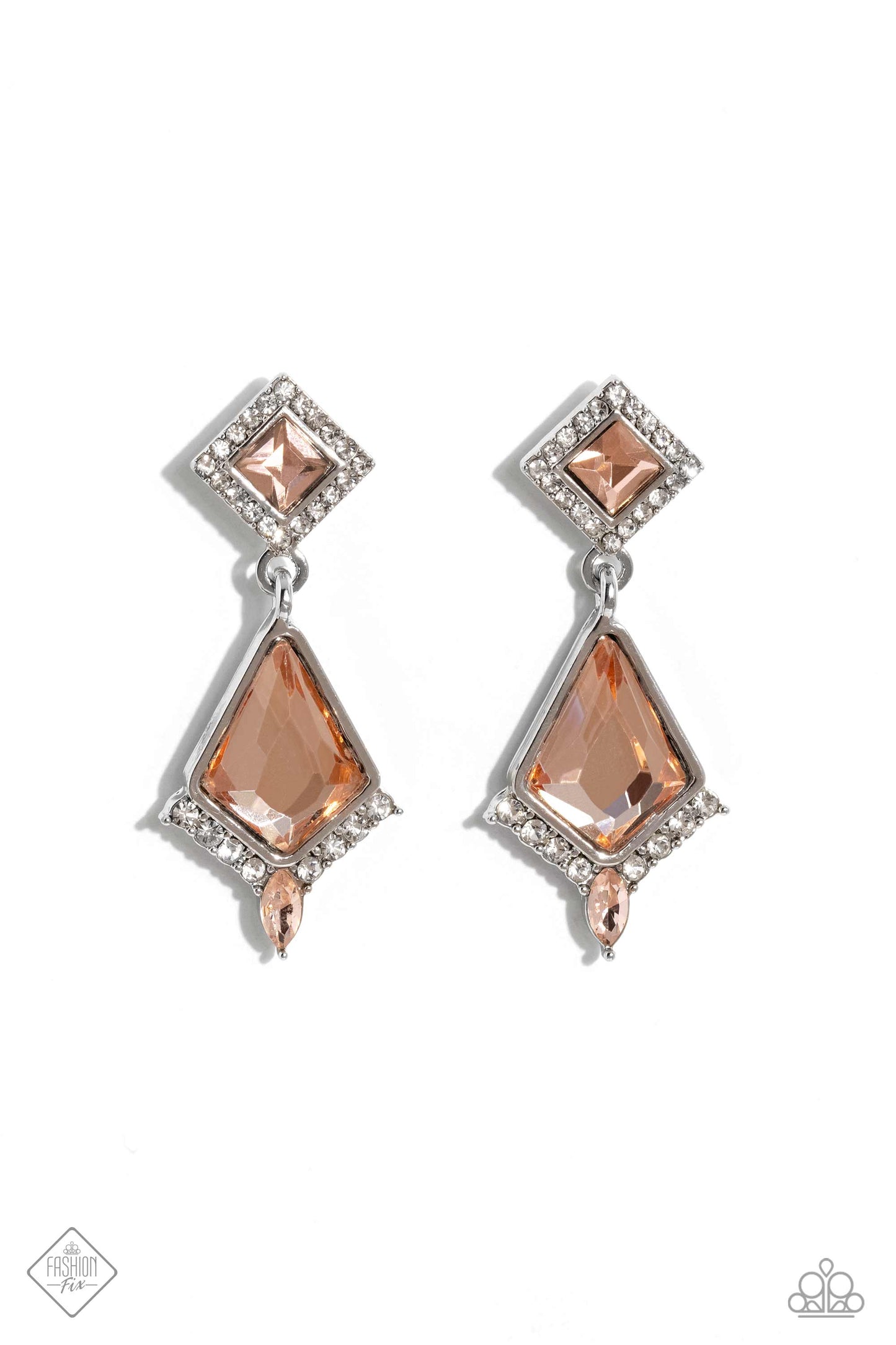 Paparazzi Dapper Display - Orange Earrings