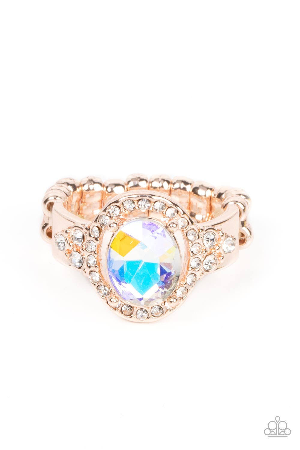 Paparazzi Dazzling I Dos - Rose Gold Ring