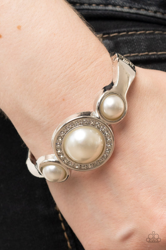 Debutante Daydream - White Paparazzi Bracelet