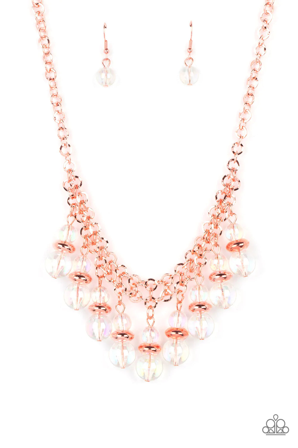 Paparazzi Deep Space Diva - Copper Necklace