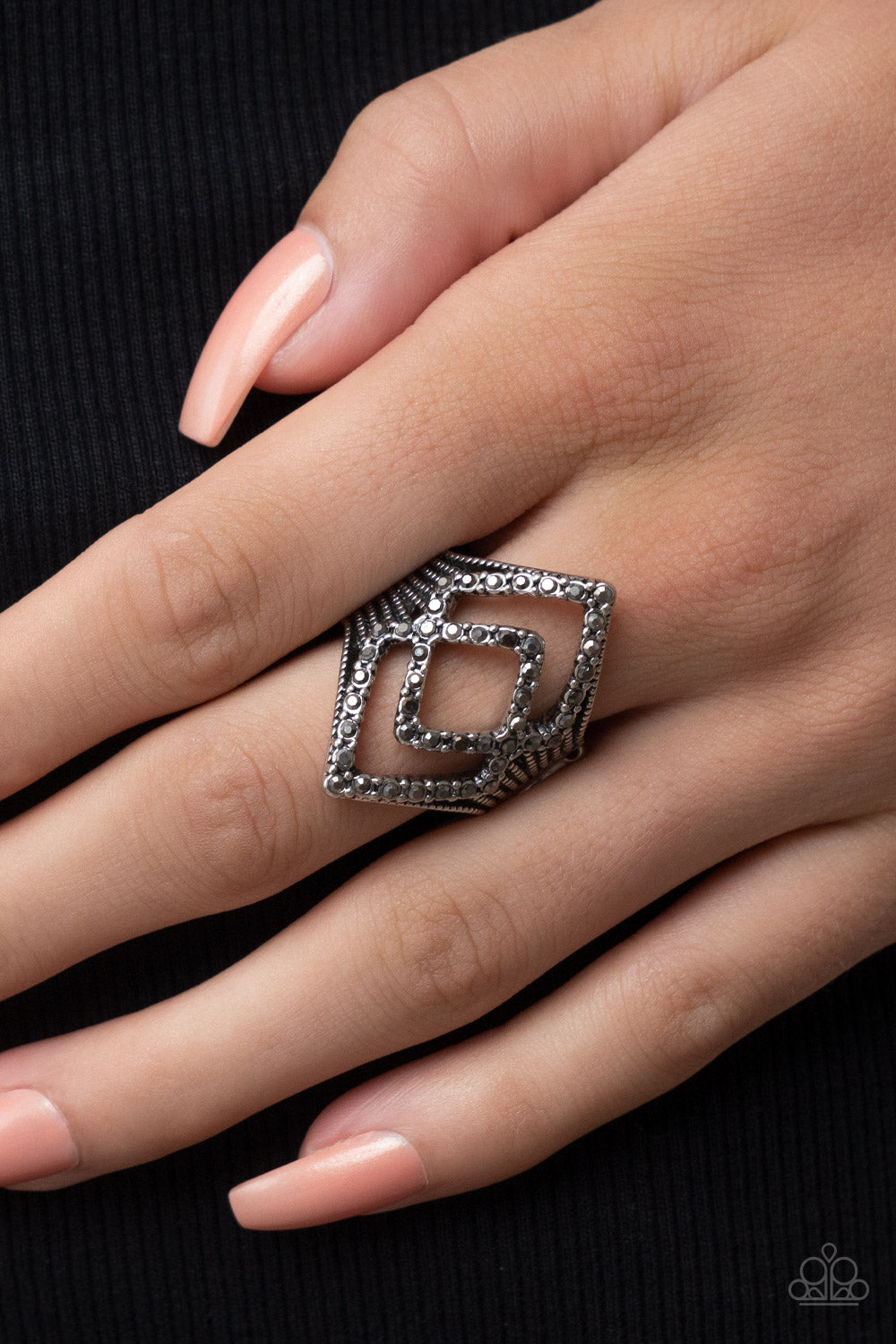 Paparazzi Diamond Duet - Silver Ring