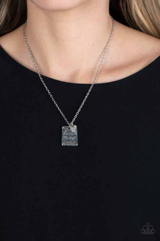 Divine Devotion - Silver Paparazzi Necklace