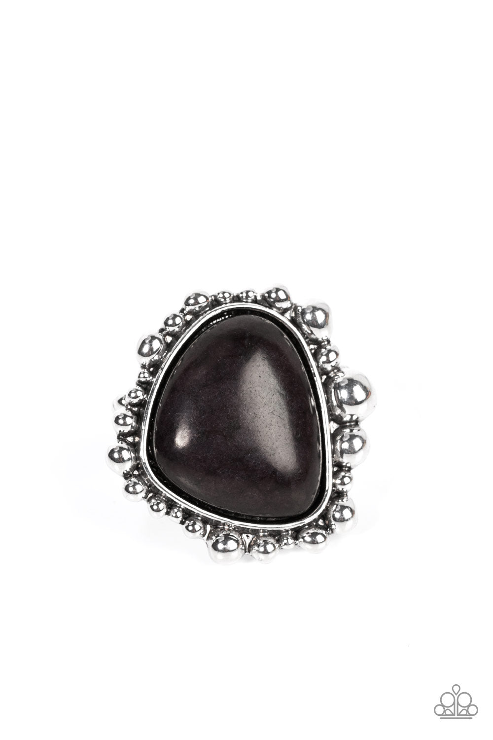 Dont DWELLER on It - Black Paparazzi Ring