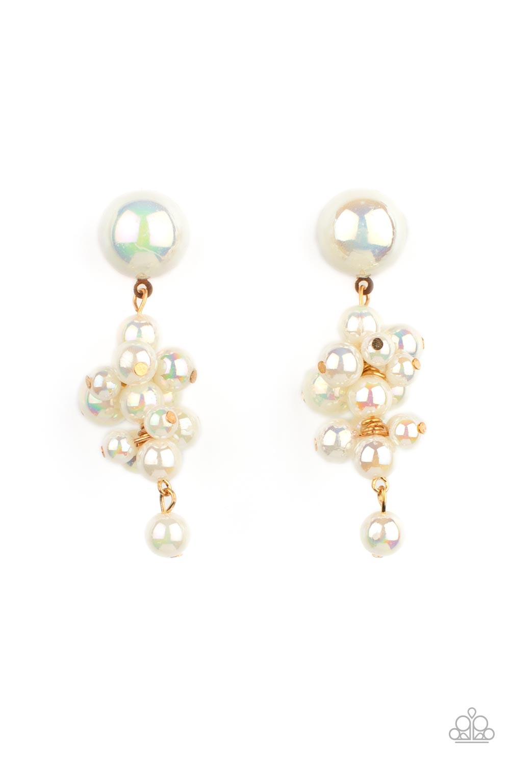 Don't Rock The YACHT - Gold Paparazzi Earrings