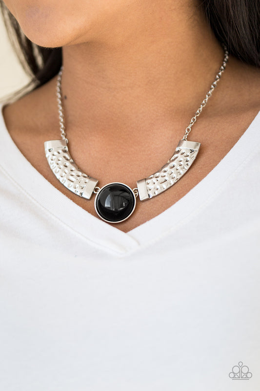 Paparazzi Egyptian Spell - Black Necklace