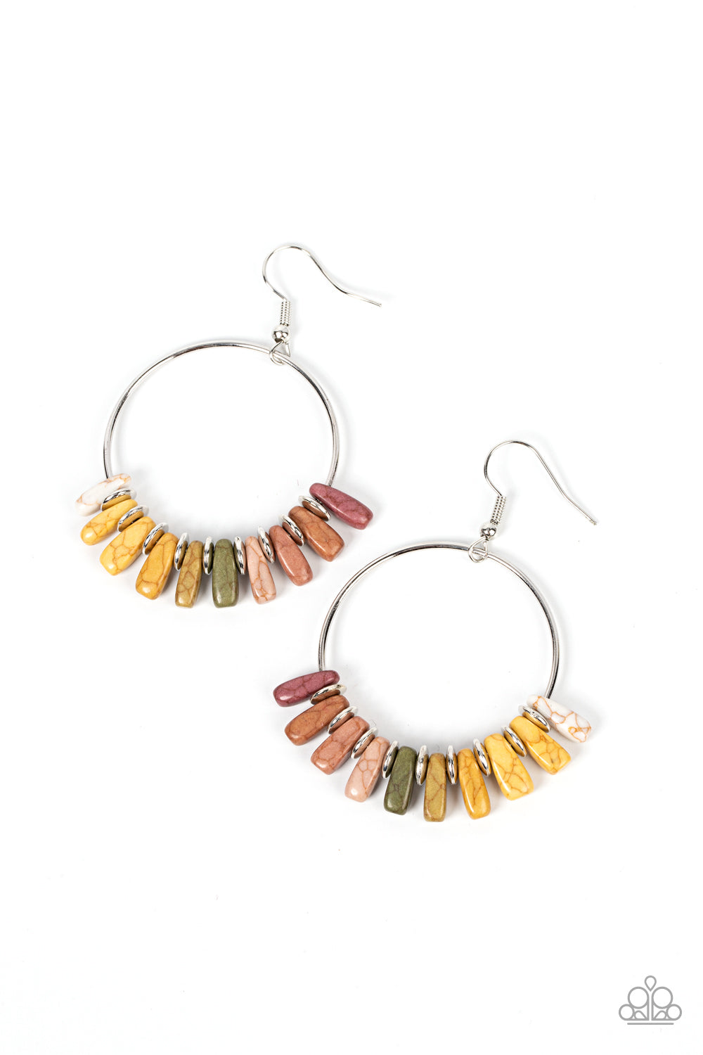 Paparazzi Earthy Ensemble - Multi Earrings