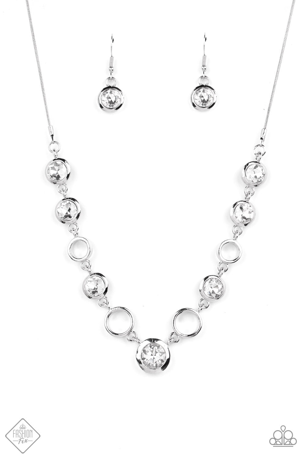 Paparazzi Elegantly Elite - White Necklace